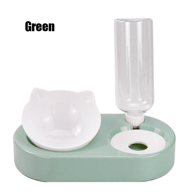 Pet Bowl with Auto Water Dispenser