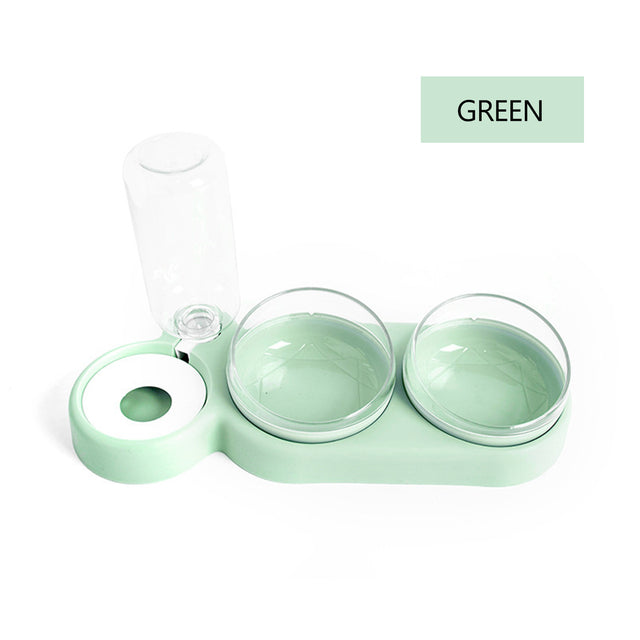 Pet Bowl with Auto Water Dispenser