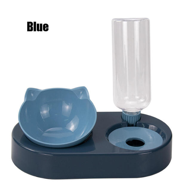 Pet Bowl with Auto Water Dispenser