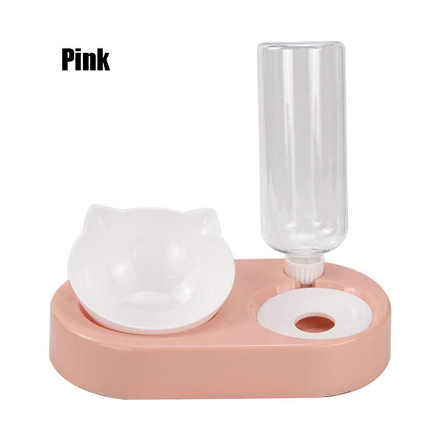 Pet Bowl with Auto Water Dispenser